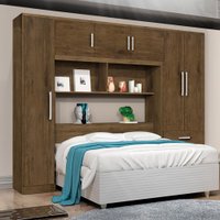 Guarda-Roupa Casal Modulado Estocolmo 6 Portas 3 Gavetas Jequitibá - Pnr Móveis