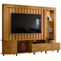 Estante Home Tv 70 Pol 243 cm Le Mans Cumaru MADETEC
