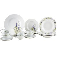 Aparelho de Jantar 12 Peças Tramontina Lilla em Porcelana