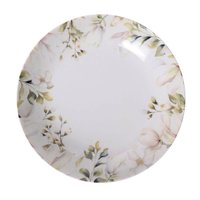 Prato Fundo Tramontina Magnólia Porcelana Decorada 22cm Avulso Mesa Posta