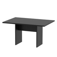 Mesa De Reunião Para Escritório 136x90cm Me4191 Preto