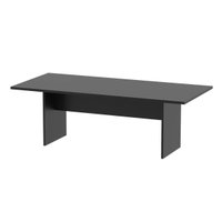 Mesa De Reunião Para Escritório 220x100cm Me4190 Preto