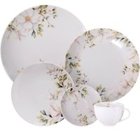 Aparelho de Jantar 20 Peças Tramontina Magnólia Porcelana