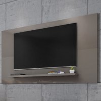 Painel para TV Até 60 Polegadas Vidigal 1 Prateleira Cinza Perola - Pnr Móveis
