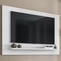 Painel para TV Até 60 Polegadas Mafra 1 Prateleira Branco - Pnr Móveis