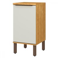 Armário de Cozinha Amélia 40 Cm 1 Porta 1 Prateleira Marrocos/Off White - Pnr Móveis