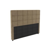 Cabeceira Cama Box Estofada Queen CAB009 Suede Bege - Kappesberg