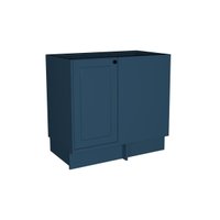 Balcão de Cozinha Évora PH 3121 Canto Reto c/ 1 Porta s/ Tampo 92,5cm Azul - Herval