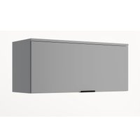 Armário de Geladeira p/ Cozinha Alpha 2503 c/ 1 Porta Basculante 80cm Cinza - Carraro