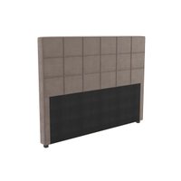Cabeceira Cama Box Estofada Queen CAB009 Suede Cinza - Kappesberg