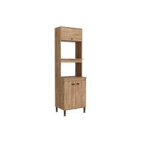 Paneleiro de Cozinha Torino c/ 3 Portas 63cm Mel - Movelbento