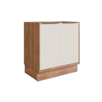 Balcão Cozinha p/ Cooktop Versalis PH 3040 c/ 2 Portas s/ Tampo 80cm Freijo/Argila - Herval