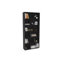 Estante Livreiro Casal Xangai Preto - Politorno