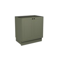 Balcão de Cozinha Évora PH 3119 c/ 2 Portas s/ Tampo 80cm Verde - Herval