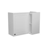 Armário Aéreo p/ Cozinha Évora PH 3125 Canto Reto c/ 1 Porta e 2 Nichos 92,5cm Branco - Herval