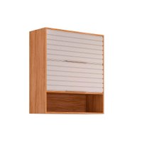 Armário de Cozinha Modulado Esplendida c/ 2 Portas Basculantes 80cm Cinamomo/Off White - MGM
