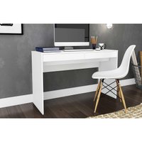 Mesa de Computador MSM 439 c/ 2 Gavetas Branco - Movelbento