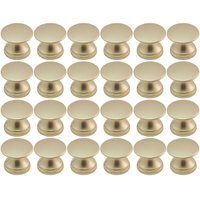 Kit 24 Puxadores 199 Tucson Pontos Dourados Móveis Armários e Gavetas