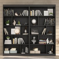 Estante para Livros 8 Prateleiras Onix Tx Cj-005 - Hecol Móveis