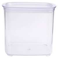 Pote Quadrado 800ml Plástico Organizador Biscoitos Grão Sementes Cinquetti