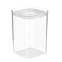 Pote Quadrado 1,4L Porta Mantimentos Farinha Trigo Açúcar Organizador Condimentos Cinquetti
