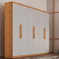 Guarda Roupa Rufato MDF Espanha 6 Portas e 2 Gavatas Rufato