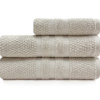 Jogo de Toalha Vanilla Extra Soft Algodão Com 3 Peças Banho e Rosto Buddemeyer