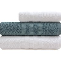 Jogo de Toalha Vanilla Extra Soft Algodão de 3 Peças Banho e Rosto Buddemeyer