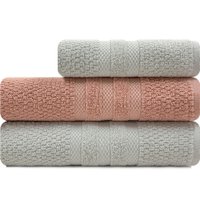 Jogo 3 Peças de Toalha Vanilla Extra Soft Algodão Banho e Rosto Buddemeyer