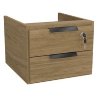 Gaveteiro De Mesa 2 Gavetas 37 cm Versatil 2001A Itapua Kappesberg