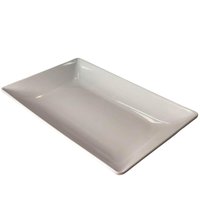 Travessa Melamina Branca 41,5x26,5cm Wolff Bandeja Servir Buffet Retangular