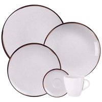 Aparelho de Jantar 20 Peças Tramontina Canyon Porcelana Jogo 4 Pessoas
