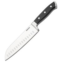 Faca Santoku 7' Infinity Brinox Para Fatiar Picar Cortar Lamina Carne Tempero