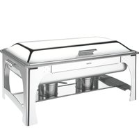 Rechaud Aço inox GN 1/2 8,4L Tramontina Banho Maria Fogareiro Cuba