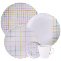 Aparelho de Jantar 20 Peças Porcelana Sweet Color Tramontina 4 Pessoas