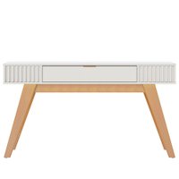 Aparador Para Sala 1 Gaveta 136 cm Riviera Off White Freijo Colibri