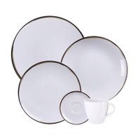 parelho de Jantar Tramontina Canyon 20 Peças em Porcelana Decorada