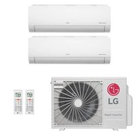 Ar-Condicionado Multi Split Inverter LG 18.000 (1x Evap HW 9.000 + 1x Evap HW 12.000) Quente/Frio 220V