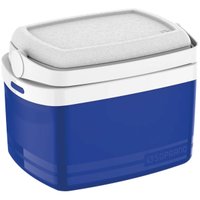 Caixa Térmica Soprano Azul com Alça Articulável Cooler 5L Tropical Praia Camping