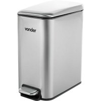 Lixeira Retangular 5l Inox Vonder