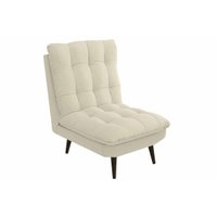 Poltrona Decorativa p/ Sala Ibiza POL014 1 Un Carvalho/Linho Bege Argila - Kappesberg