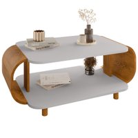Mesa De Centro Organica Floripa 92 cm Off White Cinamomo BECHARA