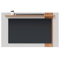 Painel Extensivel Tv 70 Pol 180 cm Leme Off White Matte Freijo Colibri