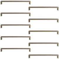 Kit 10 Puxadores Dourado 23cm Armário Piauí Torralba Cozinha Planejada