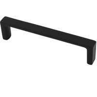 Puxador Alça de Móvel Preto Fosco 16cm Piauí Torralba Minimalista 3267