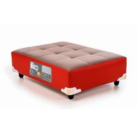 Colchão PET Cachorro / Gato Medio Castorpet Bed Cinza/Vermelho (80x60 (Cinza/Vermelho)) - Castor