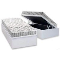 Conjunto Box Baú Solteiro: Colchão Espuma D Angelis Anjos D33 Orthosono + Base CRC Courano White (88x188)