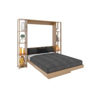 Cama Dobrável CM8040 Amêndoa - Tecno Mobili
