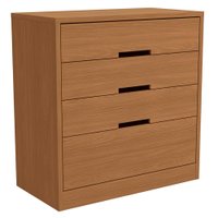 Comoda 4 Gavetas 91 cm S824 Canela Kappesberg