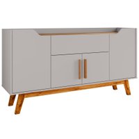 Balcão Buffet 4 Portas Future 136 cm Off White Cinamomo BECHARA